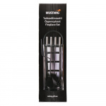 Mustang Pejsesæt 4-delt Rustfrit