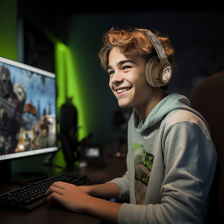 CALL OF DUTY Headphone Over-Ear Wireless Led Camo COD