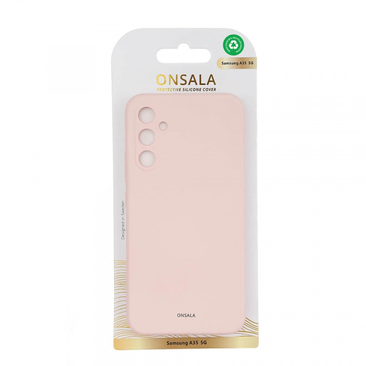 Onsala Cover Silikone Feel Chalk Pink - Samsung A35 5G