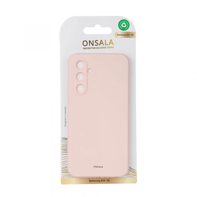 Onsala Cover Silikone Feel Chalk Pink - Samsung A55 5G