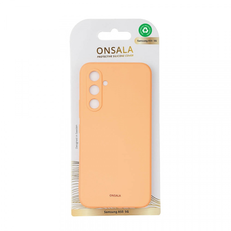 Onsala Cover Silikone Feel Apricot - Samsung A55 5G Onsala Cover Silikone Feel Apricot - Samsung A55 5G