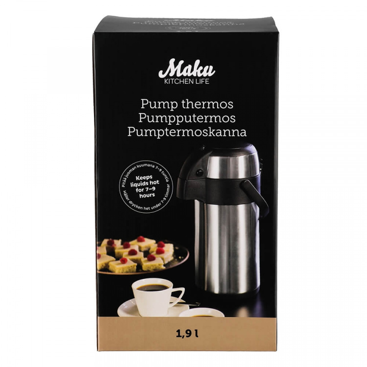 Maku Termokande med Pumpe 1,9L