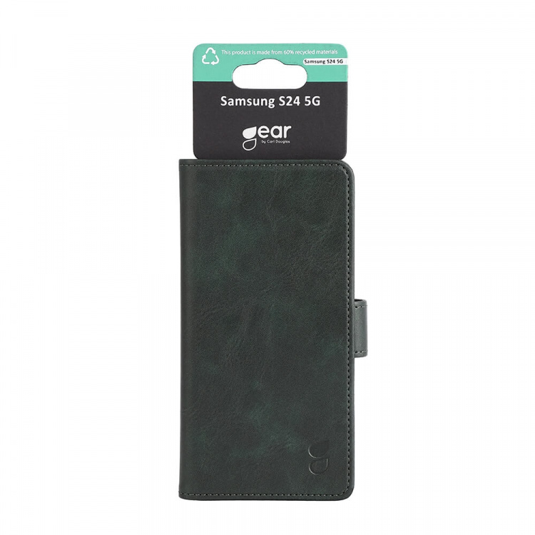 Gear Wallet 3 Kortpladser Olivengrøn - Samsung S24 5G