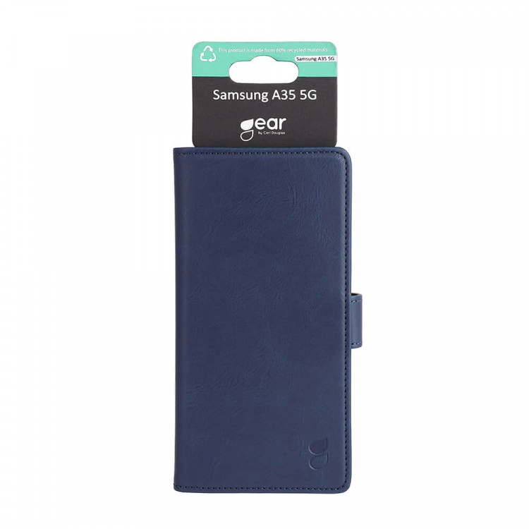 Gear Wallet Samsung Galaxy A35 5G - 3 Kortpladser Blue