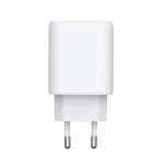 Gear Oplader 220V 1xUSB-C + 1xUSB-A PD/PPS 30W + 18W QC Hvid