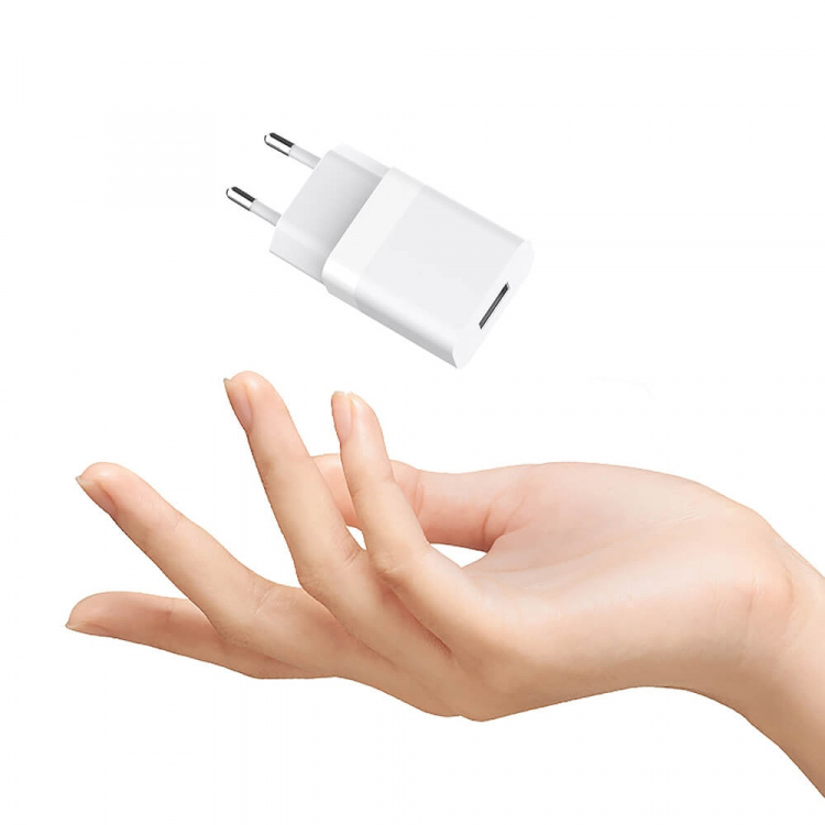 Gear Oplader 220V 1xUSB-A 2,4A Hvid