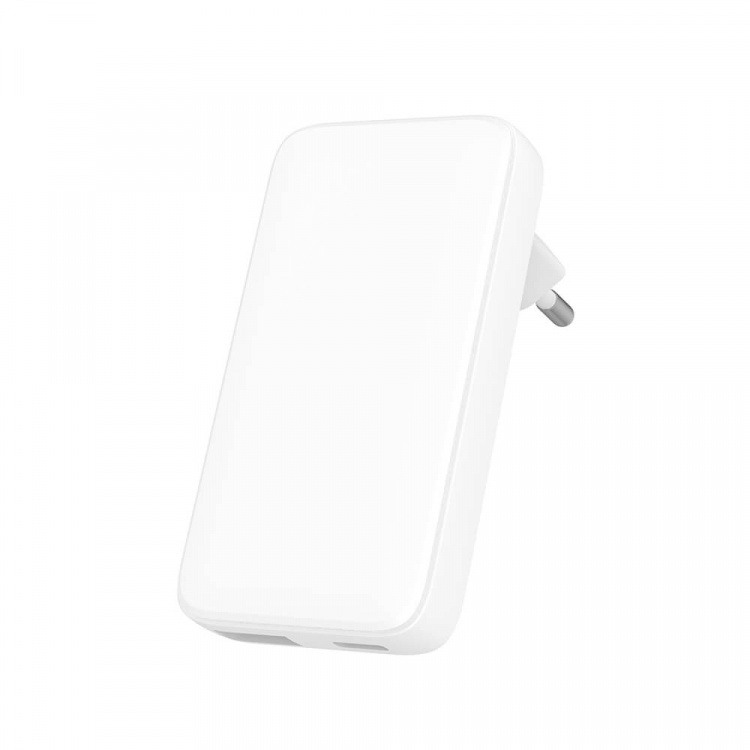 Gear Oplader 220V 1xUSB-C+1xUSB-A PD/PPS 36W+QC 18W GaN Hvid Gear Oplader 220V 1xUSB-C+1xUSB-A PD/PPS 36W+QC 18W GaN Hvid