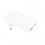 Gear Oplader 220V 1xUSB-C+1xUSB-A PD/PPS 36W+QC 18W GaN Hvid Gear Oplader 220V 1xUSB-C+1xUSB-A PD/PPS 36W+QC 18W GaN Hvid