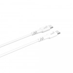 Gear Oplader 220V 1xUSB-C Hvid PD/PPS 30W + Kabel USB-C til USB-C