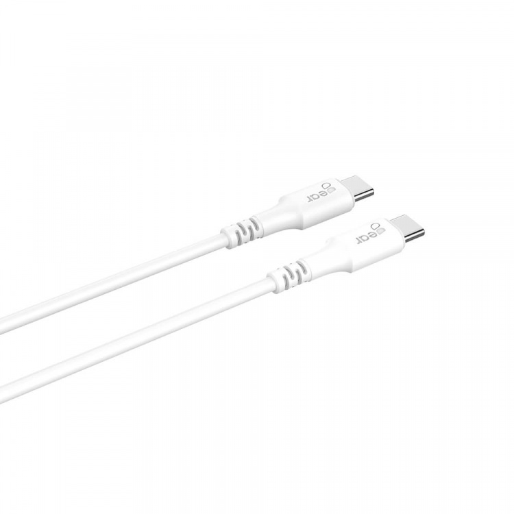 Gear Oplader 220V 1xUSB-C Hvid PD/PPS 30W + Kabel USB-C til USB-C