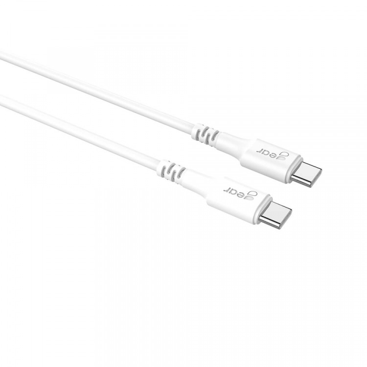 Gear Oplader 220V 1xUSB-C Hvid PD/PPS 30W + Kabel USB-C til USB-C