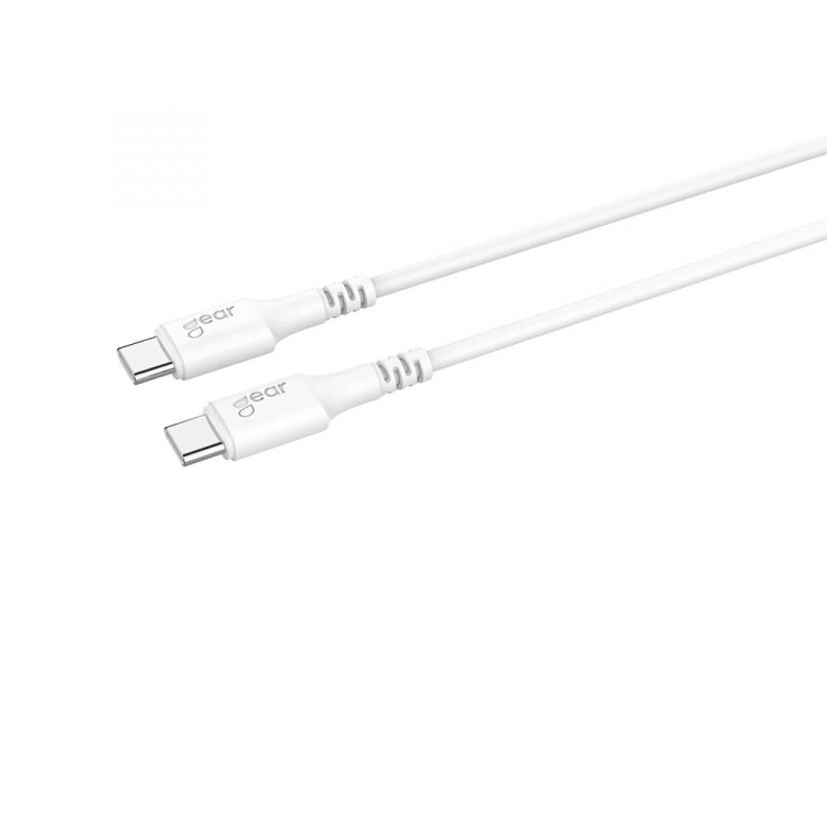 Gear Oplader 220V 1xUSB-C Hvid PD/PPS 30W + Kabel USB-C til USB-C