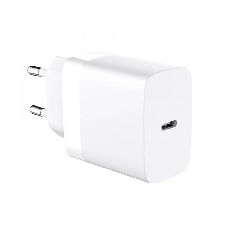 Gear Oplader 220V 1xUSB-C Hvid PD/PPS 30W + Kabel USB-C til USB-C