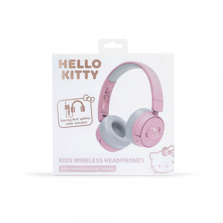 HELLO KITTY Headphone On-Ear Kids Wireless 85/95dB