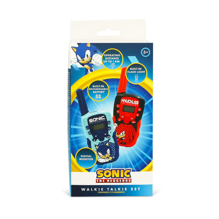 SONIC THE HEDGEHOG Walkie Talkie Digital 1000m