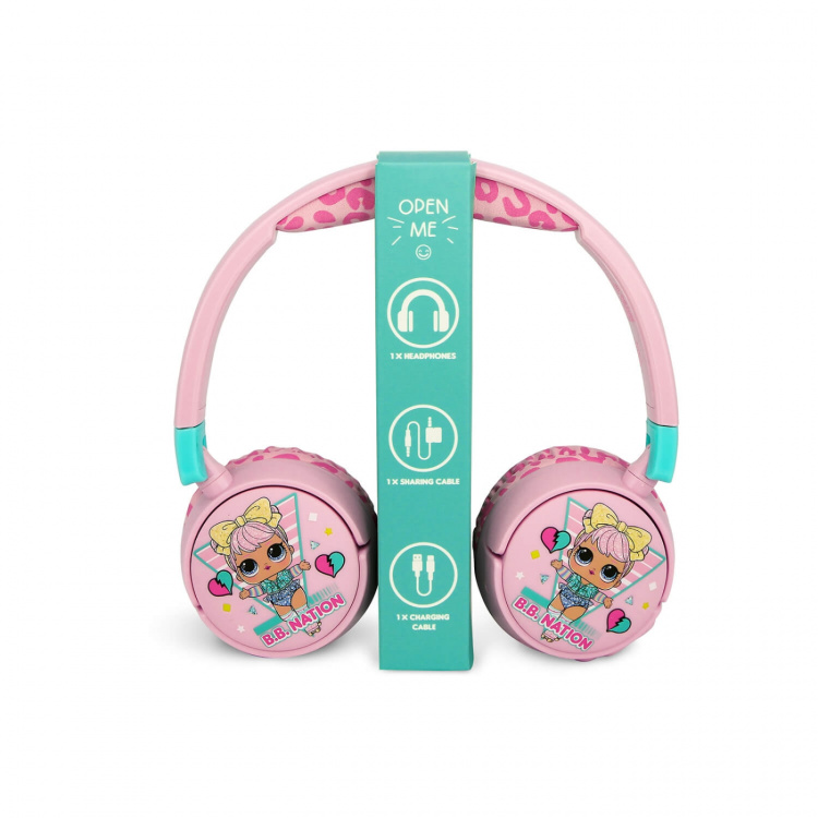 LOL surprise Headphone On-Ear Kids Wireless 85/95dB LOL surprise Headphone On-Ear Kids Wireless 85/95dB