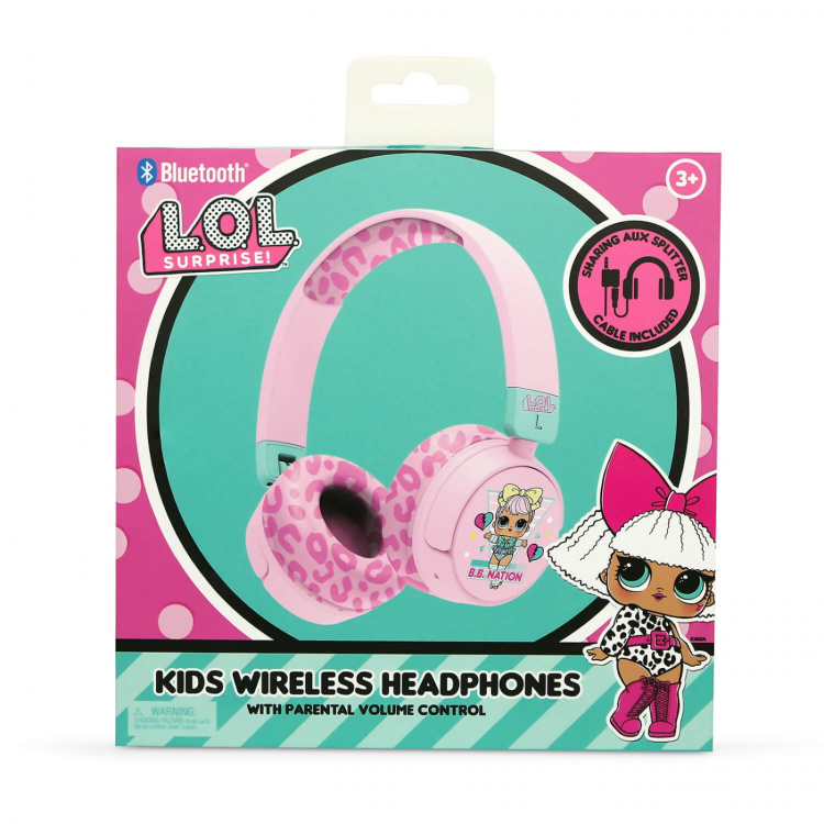 LOL surprise Headphone On-Ear Kids Wireless 85/95dB LOL surprise Headphone On-Ear Kids Wireless 85/95dB