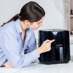 BLACK+DECKER Air Fryer Sort 5L 1450W