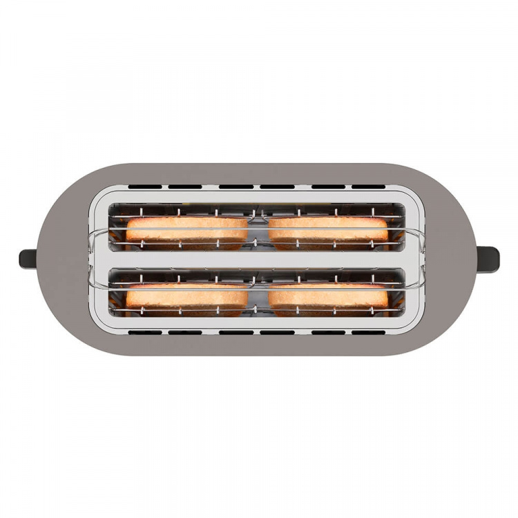 BLACK+DECKER Brødrister 2 rum Rustfrit stål