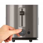 BLACK+DECKER Brødrister 2 rum Rustfrit stål