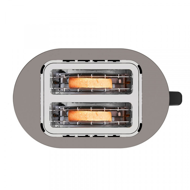 BLACK+DECKER Brødrister 2 rum Rustfrit stål