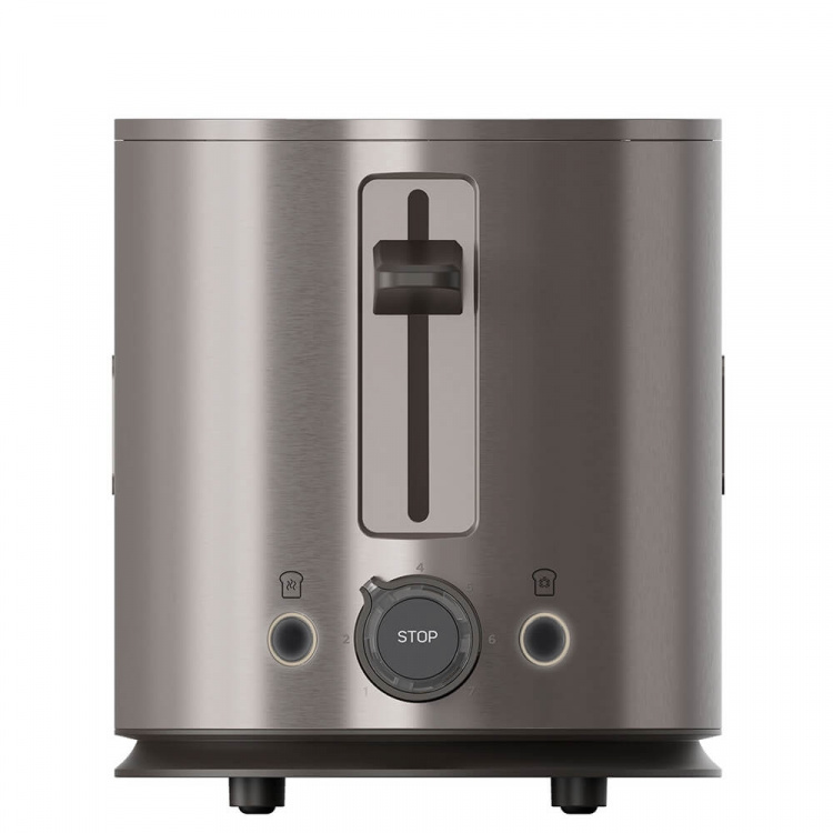 BLACK+DECKER Brødrister 2 rum Rustfrit stål