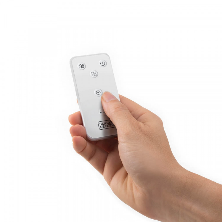 BLACK+DECKER Gulvventilator 5 Blade Hvid