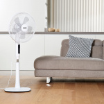 BLACK+DECKER Gulvventilator 5 Blade Hvid