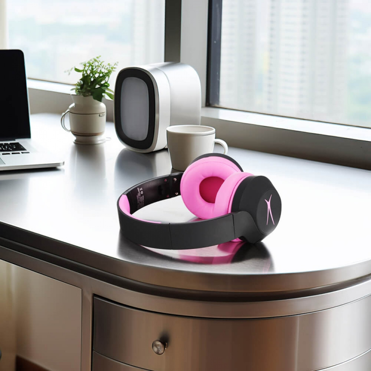 Altec Lansing Høretelefoner Børn ANC trådløs 2i1 On-Ear Pink