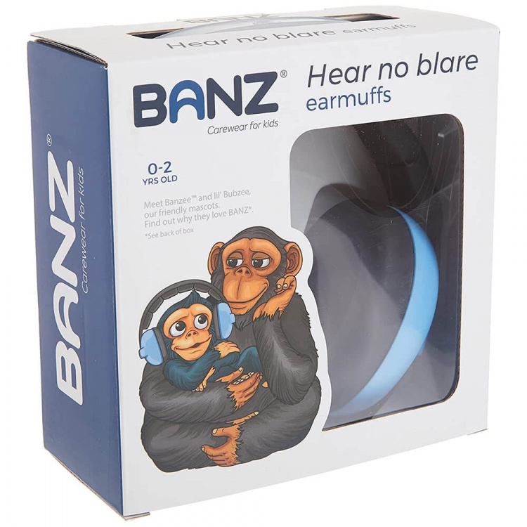 BANZ Høreværn Baby Sky Blue
