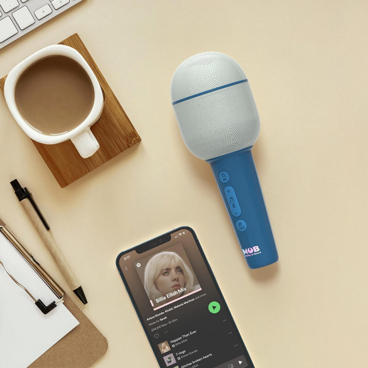 Mobility On Board Karaoke MIC Groovy Blue