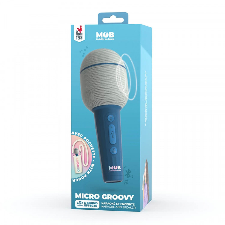 Mobility On Board Karaoke MIC Groovy Blue