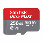 SanDisk MicroSDXC Ultra Plus 256GB 160MB/s A1 C10 UHS-1