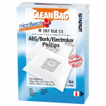 CLEANBAG Støvsugerposer Microfleece+ S-Bag Electrolux/Philips 4+1 CLEANBAG Støvsugerposer Microfleece+ S-Bag Electrolux/Philips 4+1