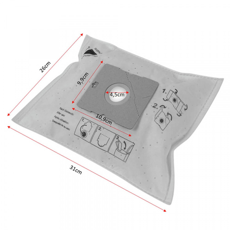 CLEANBAG Støvsugerposer Microfleece+ Gr.50/VM77/VP78 4+1 CLEANBAG Støvsugerposer Microfleece+ Gr.50/VM77/VP78 4+1
