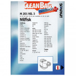 CLEANBAG Støvsugerposer Microfleece+ Nilfisk Elite Extreme King 4+1