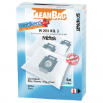 CLEANBAG Støvsugerposer Microfleece+ Nilfisk Elite Extreme King 4+1