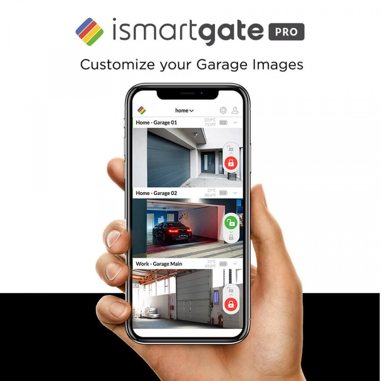 ISMARTGATE Garageåbner Pro 3 Garageporte v2.0