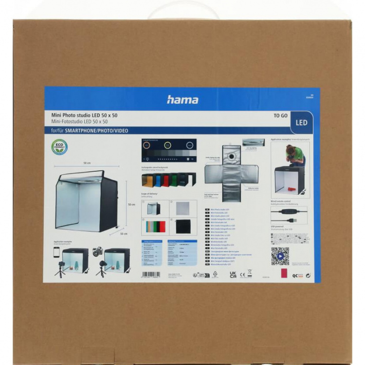 Hama Fotostudie Mini ToGo Led-Ringlys