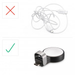 Hama Oplader Trådløs til Apple Watch USB-C Sort