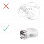 Hama Oplader Trådløs til Apple Watch USB-C Hvid