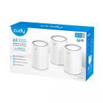 CUDY Mesh Solution M3000 3-pk WF6 AX3000 Gigabit 2.5G White CUDY Mesh Solution M3000 3-pk WF6 AX3000 Gigabit 2.5G White