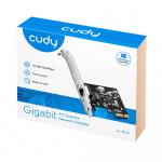 CUDY Adapter PCI-E PE25 2.5 Gigabit 1P Low Profile CUDY Adapter PCI-E PE25 2.5 Gigabit 1P Low Profile