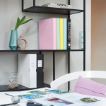 Hama Ringbind 4-D Ringmekanisme Sort/Grå