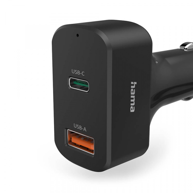 Hama Strømforsyning Universal Bil USB-C 5-20V/65W