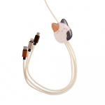 Squishmallows Opladerkabel 1,2m Cam 3i1 USB-C/Micro/Lightning