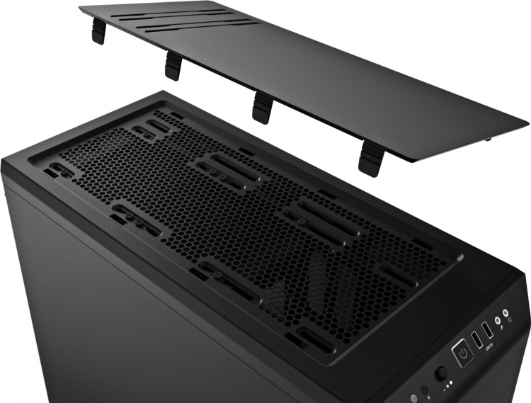 Be Quiet! Pure Base 600 ATX-kabinet, sort