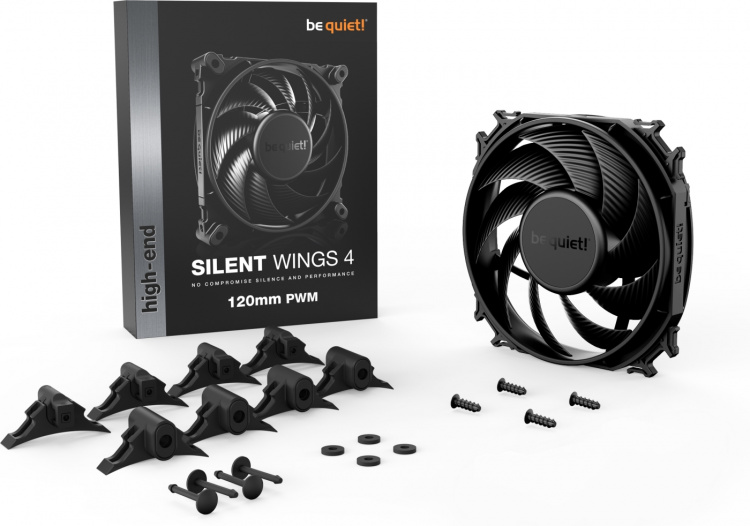 Be Quiet! Silent Wings 4 PWM-blæser, 120 mm