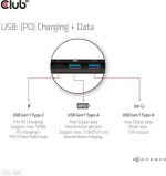 Club 3D Type-C 8-i-1-hub Club 3D Type-C 8-i-1-hub