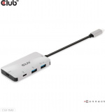 Club 3D Type-C PD-opladningshub - hub
